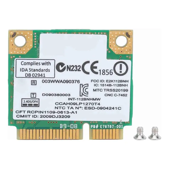 Tarjeta De Red Wendry, Para Intel Link1000 Nbnhmw Mini Pci-e