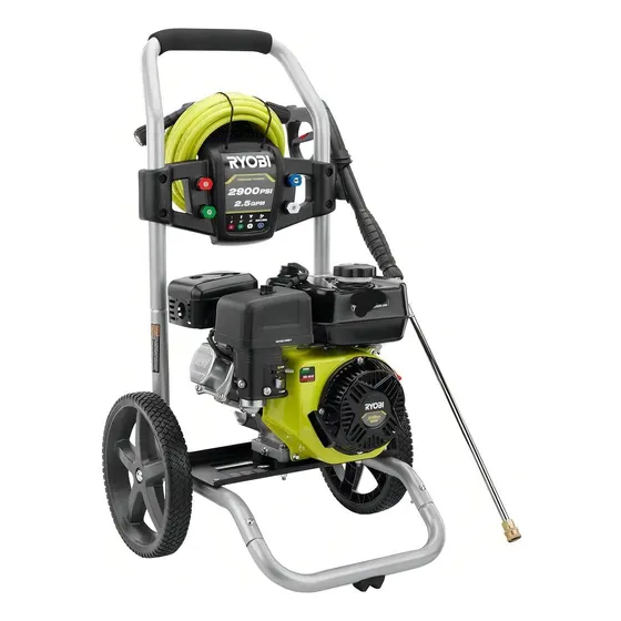 Hidrolavadora De Gas Ryobi 1900 Psi 2.5 Gpm Color Verde/Negro Frecuencia 0