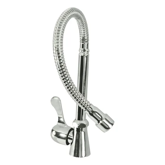 Llave Para Fregadero Lavabo Individual Cuello Flexible Lion