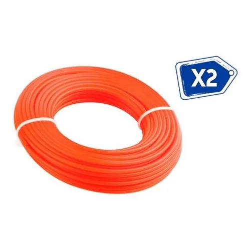 Cable Para Desmalezadora Tolsen Naranja 2.4mm 15m