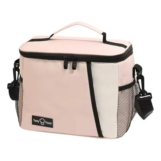 Lonchera Térmica Con Aislamiento Para Niños Y Adultos - Rosa Liso