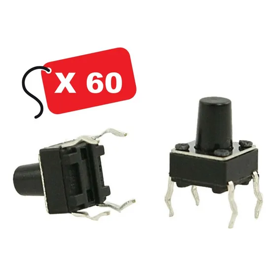 Micro Pulsadores Switches Switch Boton Mini 6x6x7mm