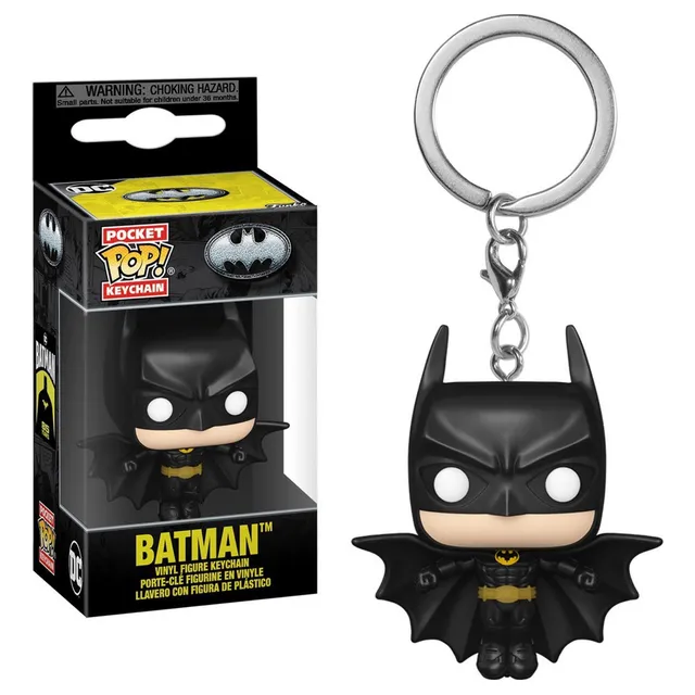 Llavero Funko Keychain Batman Volando Batman 85 Aniversario Color Negro