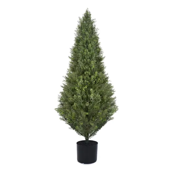 Arvore Pinheiro Planta Cipreste 90cm Topiária De Cedro Verde