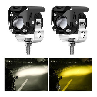 A1d 2 Kit Farol De Led Holofotes Milha Para Retrofit Moto A1d 2 Kit Farol De Led Holofotes Milha Para Retrofit Moto