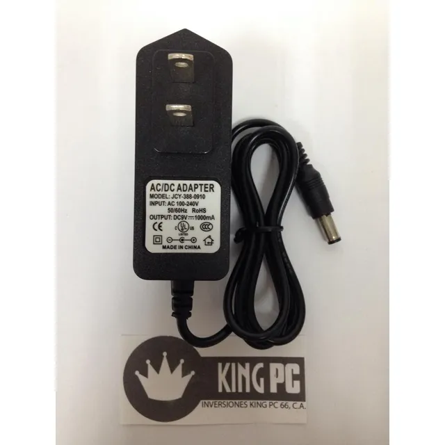 Adaptador De Corriente 9v/1a 5.5x2.5 Router/modem Kingpc5