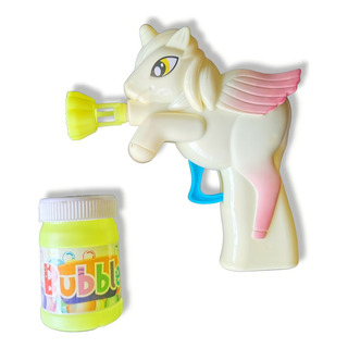 5 Pistolas De Burbujas Económicas Unicornio Con Liquido 5 Pistolas De Burbujas Económicas Unicornio Con Liquido