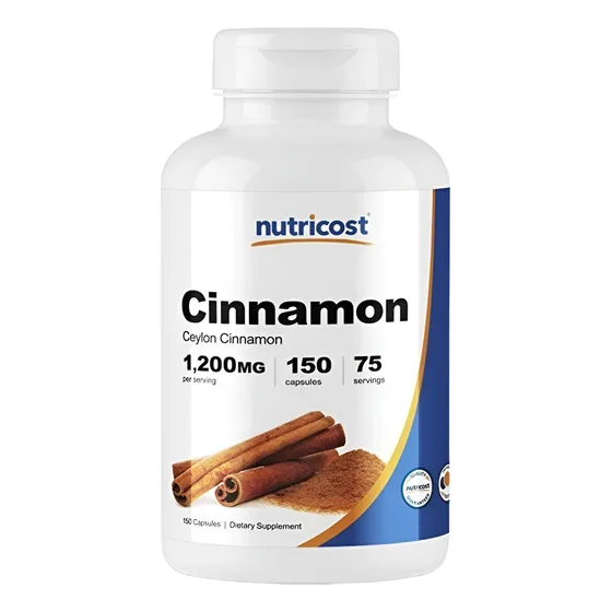 Canela Ceylan Cinammon 150 Capsulas Importada