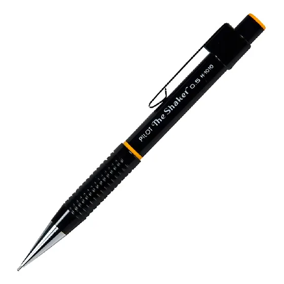 Portaminas Pilot 1010 Shaker Lapiz Clásico Negro Y Amarillo