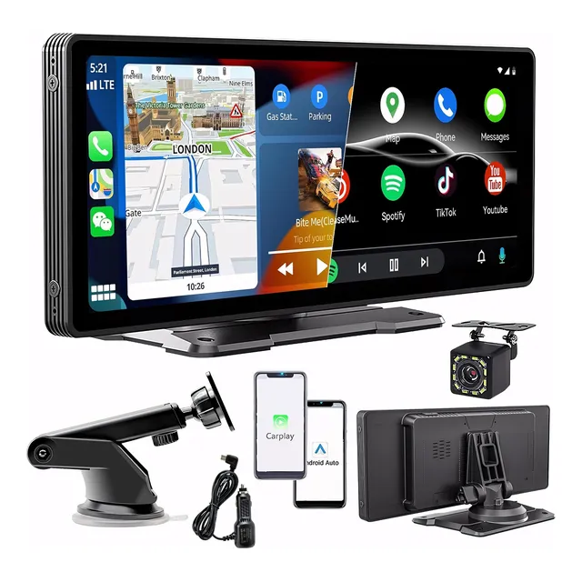 Estéreo Inalámbrico Para Coche 10.26 Carplay Android Auto