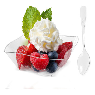 Plazotta Paquete De 150 Vasos De Postre De Plástico Transpar Plazotta Paquete De 150 Vasos De Postre De Plástico Transpar