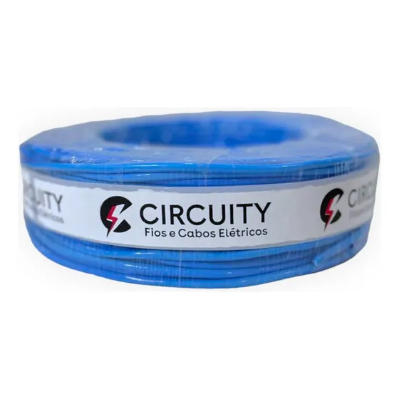 Cabo unipolar flexível Circuity 1X2,5mm azul x 100m em rolo