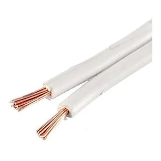 Fio Cabo Cordão Paralelo 2x1,5mm C/50mt Fio Paralelo Branco Fio Cabo Cordão Paralelo 2x1,5mm C/50mt Fio Paralelo Branco