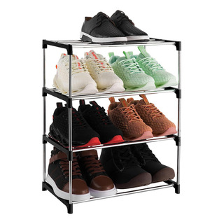 Zapatero Apilable Pequeño De 4 Niveles Para Entrada, Pasillo Zapatero Apilable Pequeño De 4 Niveles Para Entrada, Pasillo