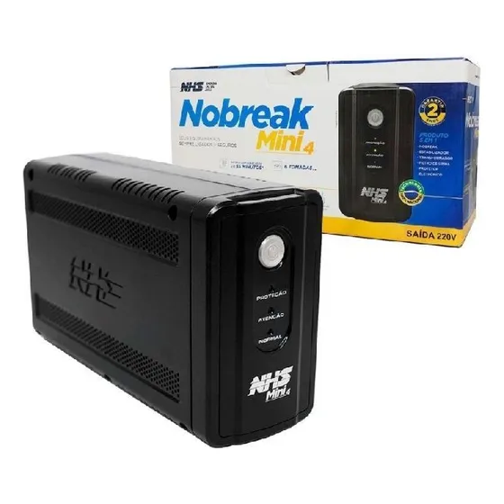 Nobreak Nhs 700va Mini 4 Xxxx-y Entrada Bivolt Saida 220