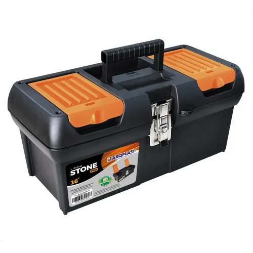 Caixa Ferramentas Trava Metalica Black+decker Bdst16-013 Cor Preto