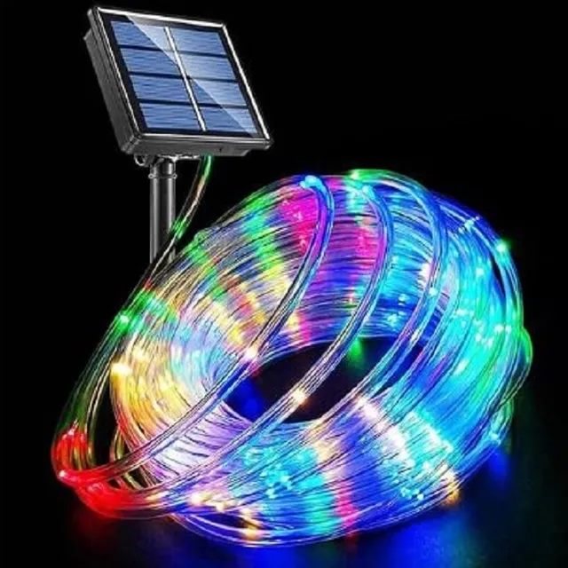 Luces Solares De Cuerda Para Exteriores