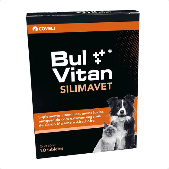 Bulvitan Silimavet Coveli Suplemento Vitamínico 20 Cp