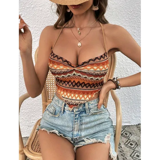 Blusas Top Casuales De Dama Talla Xs S M Shein
