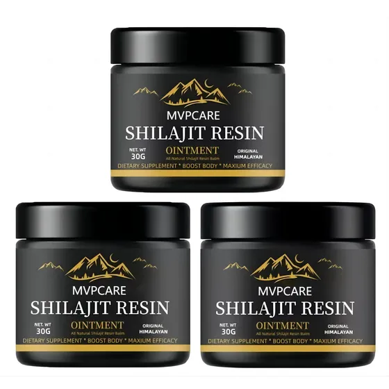 3 Piezasresina De Shilajit Natural Pura Orgánica Del Himalaya Shilajit