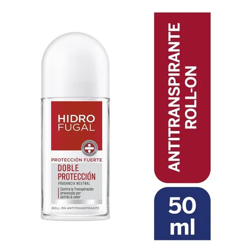 Antitranspirante Roll On Doble Proteccion Hidrofugal 50ml Fragancia Neutro