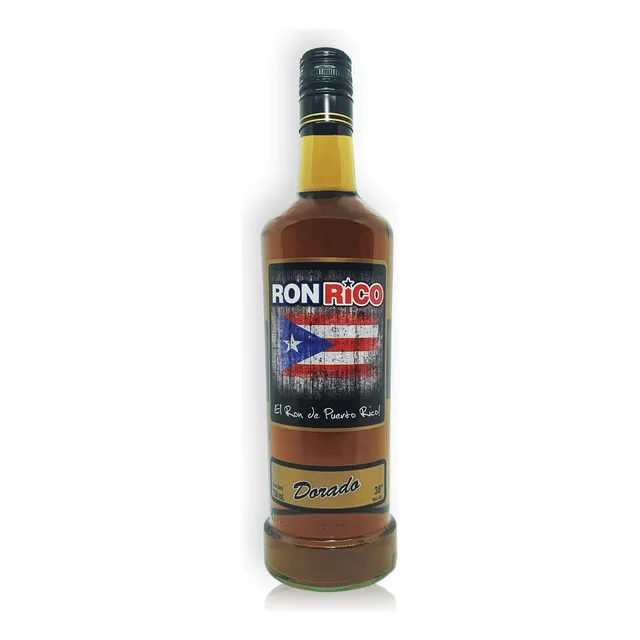 Ron Rico Ron Dorado Destilado 750ml Puerto Rico