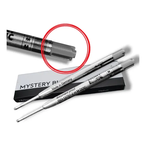 2 Refil Carga De Tinta Montblanc Preta Coroa Balpen Balpoint