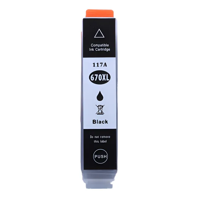 Cartucho De Tinta Generico Marca Tigre 670xl Deskjet Ink Advantage 3525 4615 4625 5525 6525