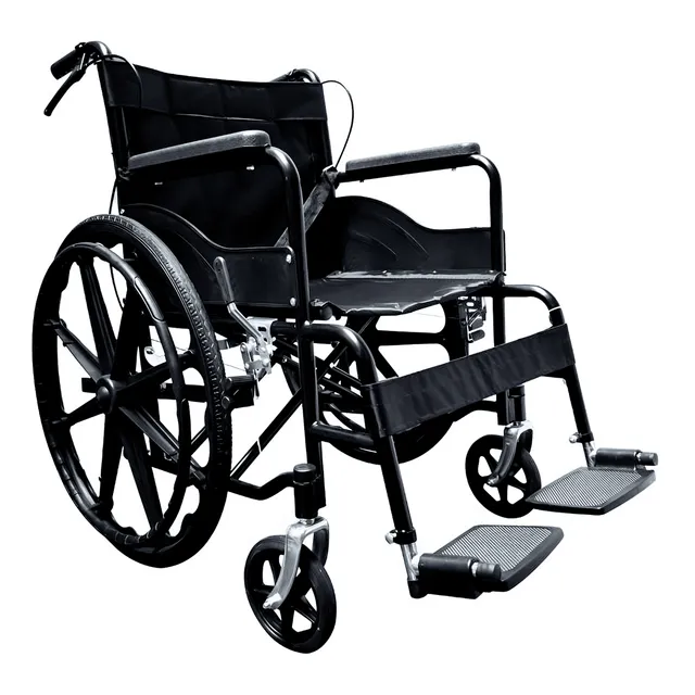 Silla De Ruedas Plegable Estándar Negro