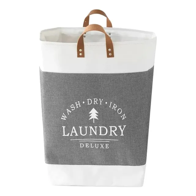 Canasto Cesto Ropa Laundry Deluxe Con Manija