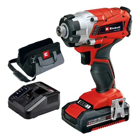 Kit Atornillador De Impacto Inalámbrico Te-ci 18/1 Li Rojo 18v