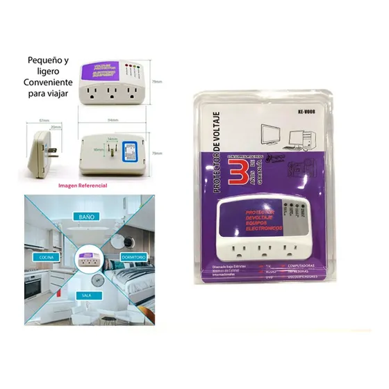 Protector De Voltaje 110v  Para Equipos Electrónicos