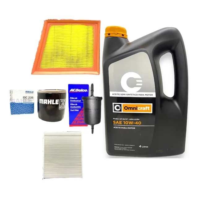 Kit Aceite Ford + 4 Filtros Ka Ecosport Fiesta Kinetic 1.6