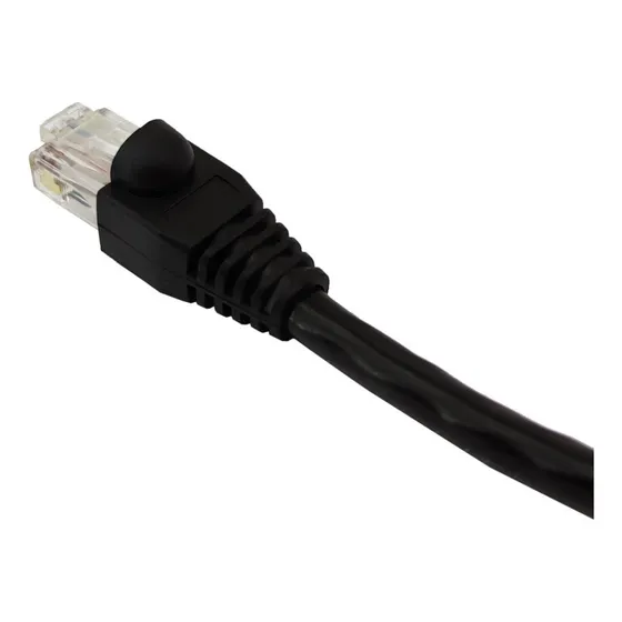 Kit 4 Un Cabo Rede 50cm+3m Cat6 Furukawa Rj45 Preto Gigabit