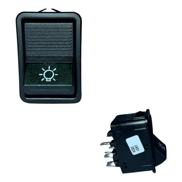 Interruptor Tecla Farol Mb Cara Preta 1113 A 1934.../88 12v