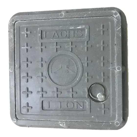 Tapa Para Camara Con Marco 20x20 Resina Soporta 1 Toneladas