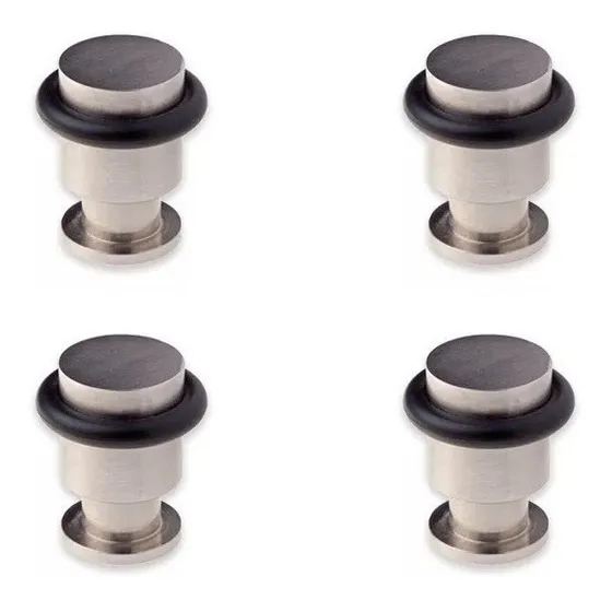 Promo Tope De Piso En Aluminio Anodizado Para Puerta X18u