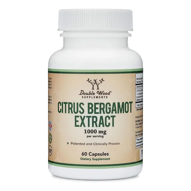 Suplemento De Bergamota Cítrica 1000 Mg 60 Cápsulas