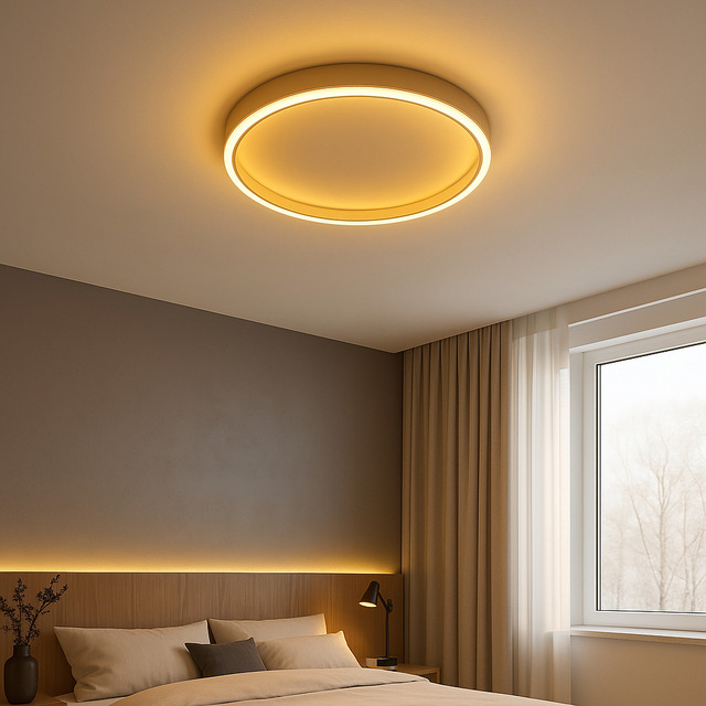 Lustre Sobrepor Plafon Led Grande Moderna Luz Amarela Bivolt Lustre Sobrepor Plafon Led Grande Moderna Luz Amarela Bivolt