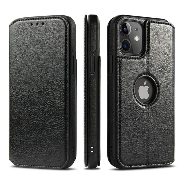 Funda Case Para iPhone Tipo Piel Cartera Imantado Modelos