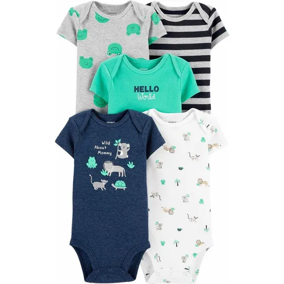 Bodies Carters 5 Pza Carter's Varon Bodys Mvp Niños