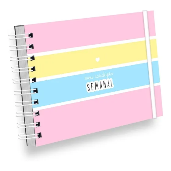 Planner Cardápio Semanal - Planejamento Alimentar 56 Semanas