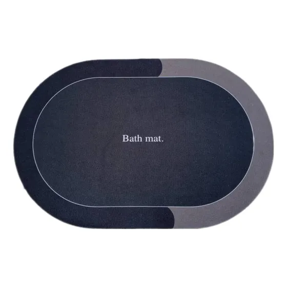 Alfombra Absorbente Antiresbalante De Secado Rápido Baño