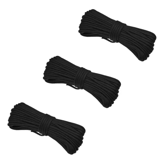 Set 3 Cuerdas Paracord 31 Metros Cuerda Camping Multiuso 550
