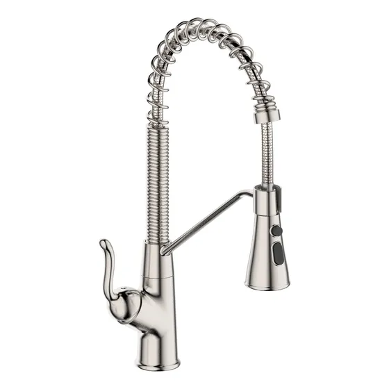Grifo Cocina Para Fregadero Acero Inoxidable Rociador Casa