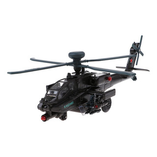 Nuevo Mini Helicóptero De Combate Ah-64d De Fundición A Nuevo Mini Helicóptero De Combate Ah-64d De Fundición A