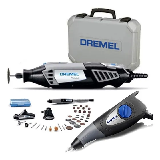 Retífica Dremel 4000 Completa + Gravador Engraver 290 Dremel