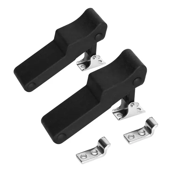 Adrivwell 2 Pestillo Flexibl Goma Negra Suave Centro Para