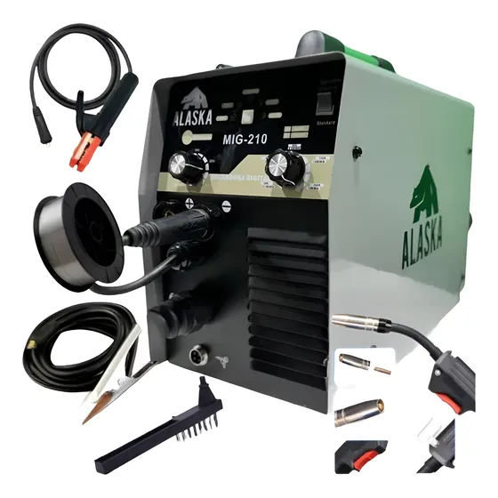 Soldadora Inverter 3en1 200a Cn/sn Gas Alaska Mig Mma -sc-