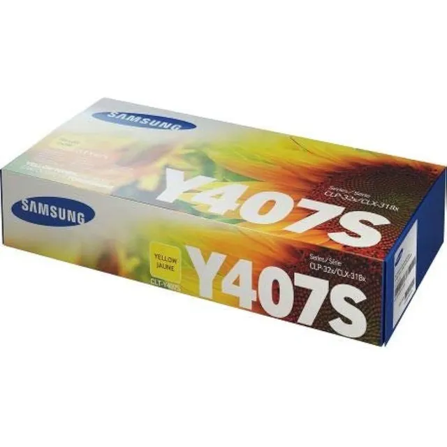 Samsung Toner Y407s Clp-320/325/3185/3180 1000cps Cp